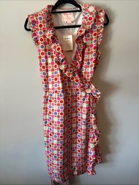 Florence Broadhurst for Kate Spade All Fun And Games Multicolor Wrap Dress